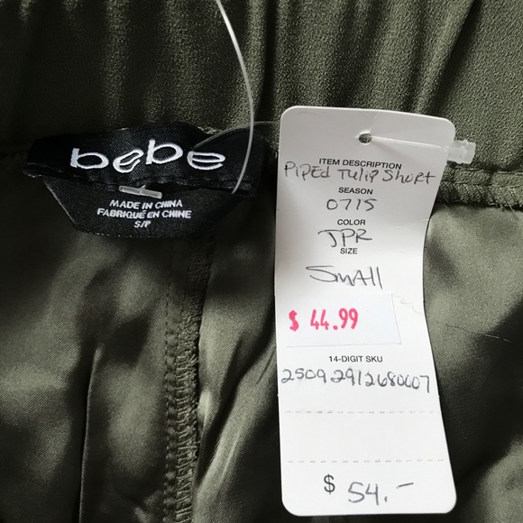 Brand new bebe flare shorts! - Picture 3 of 3